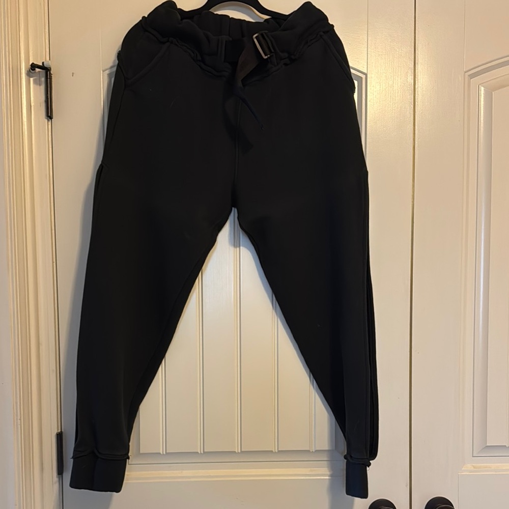IVY PARK Black Jogger Track Pants with Elastic Cuffs